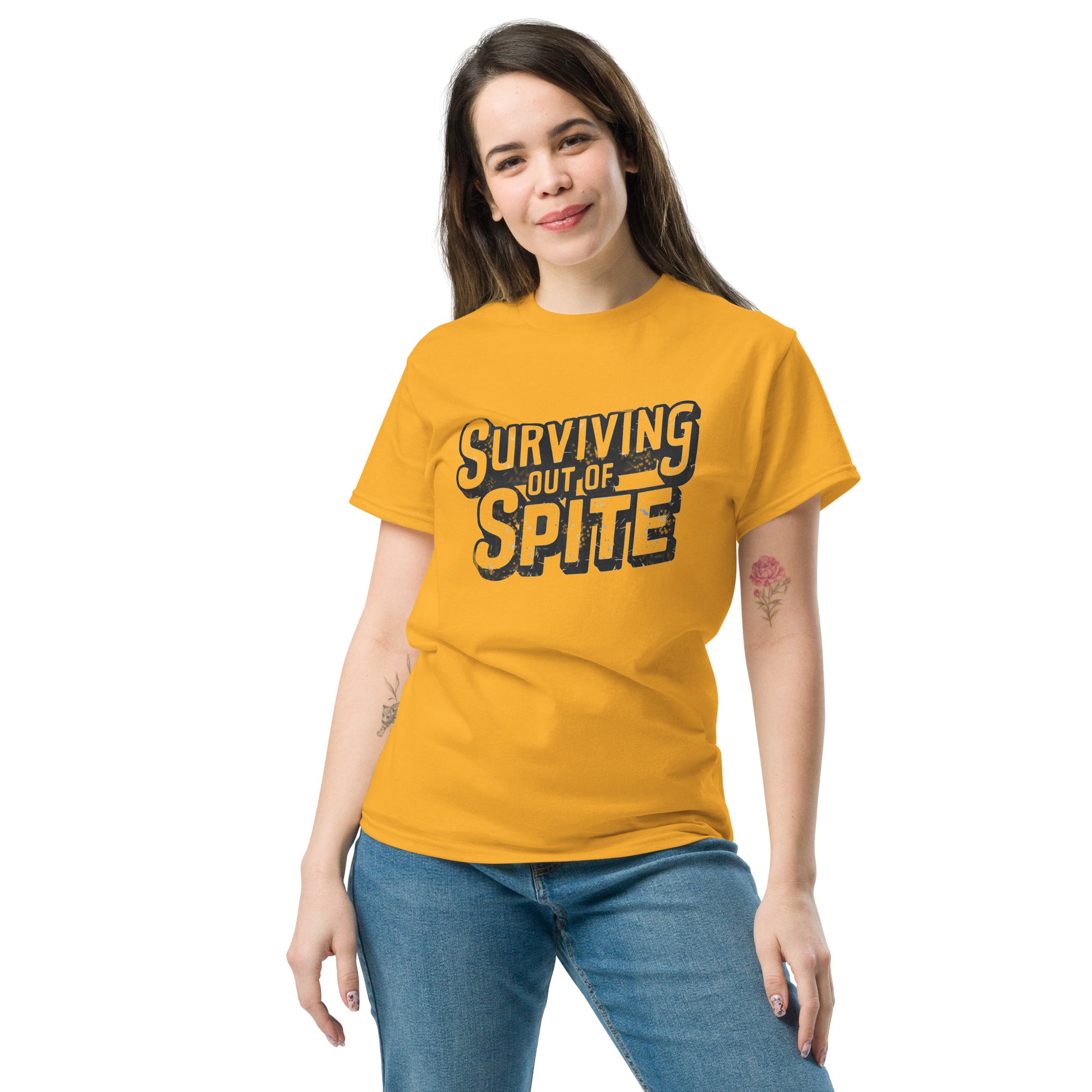 Surviving Out Of Spite T-Shirt Color: Red