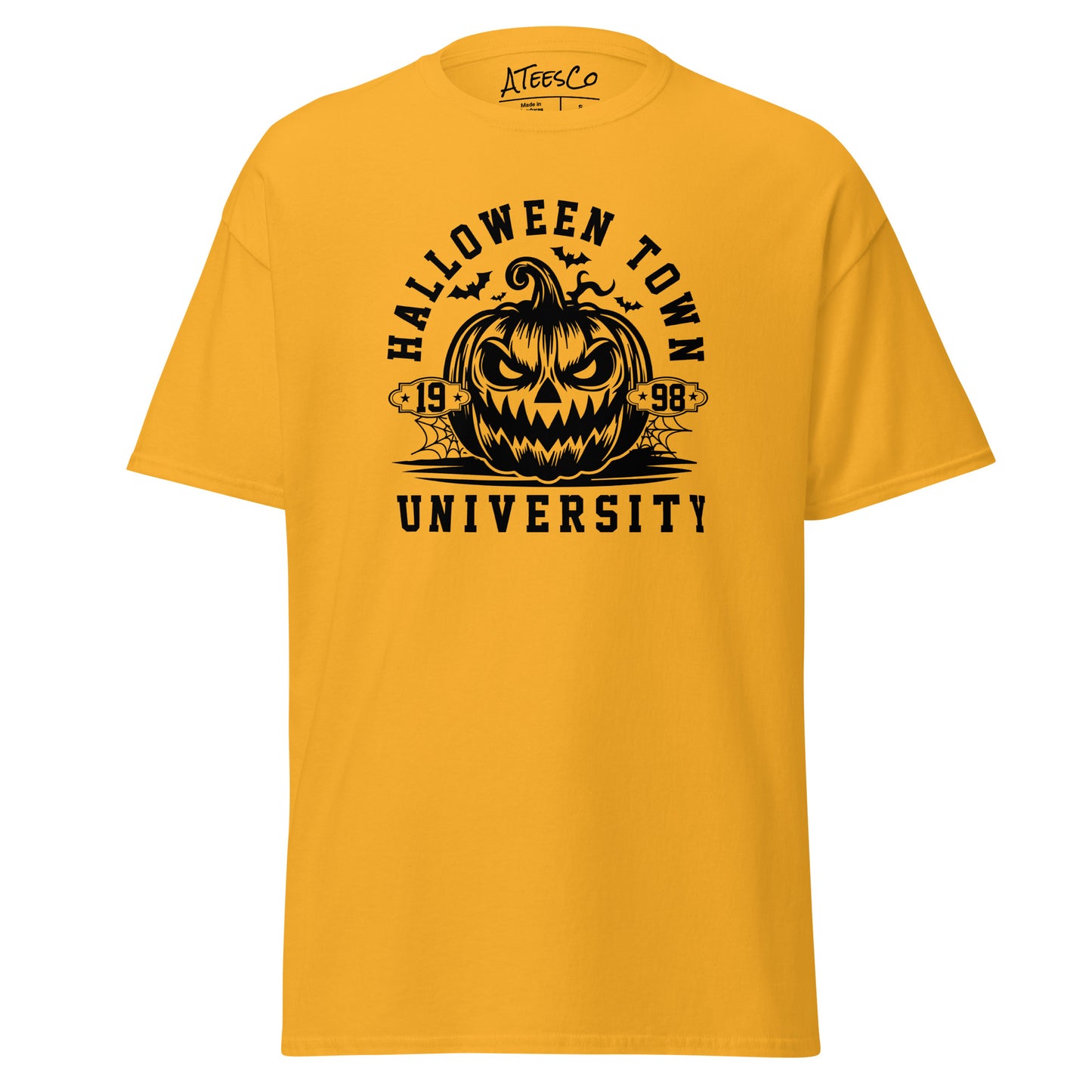 Halloween Town University (Halloween) T-Shirt Color: Gold