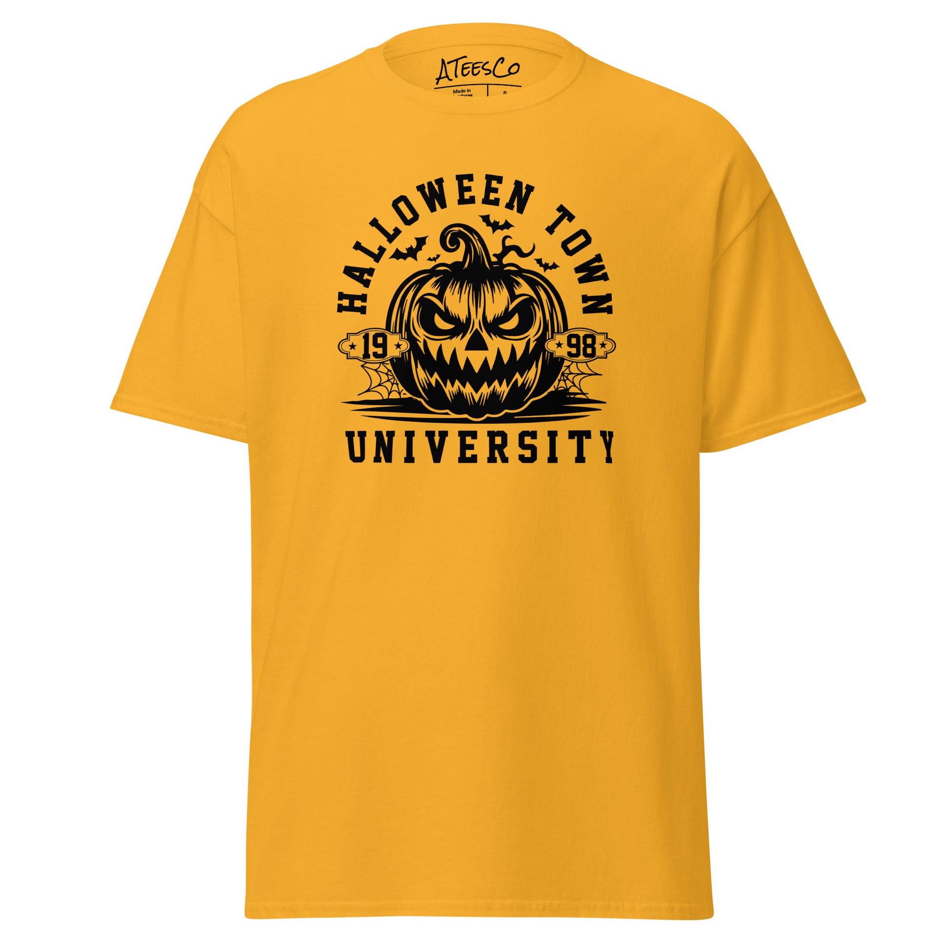 Halloween Town University (Halloween) T-Shirt Color: Gold