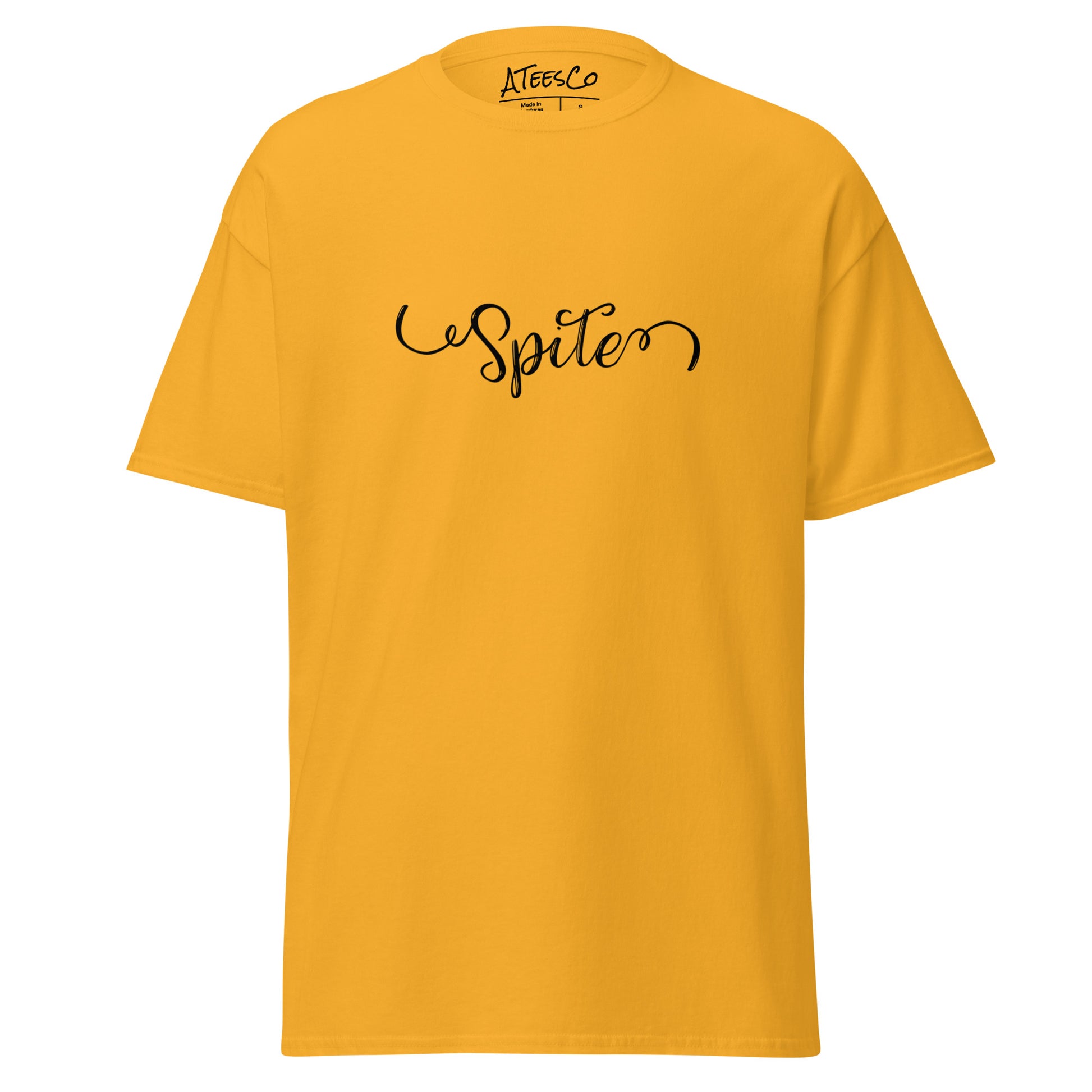 Spite T-Shirt Color: Gold