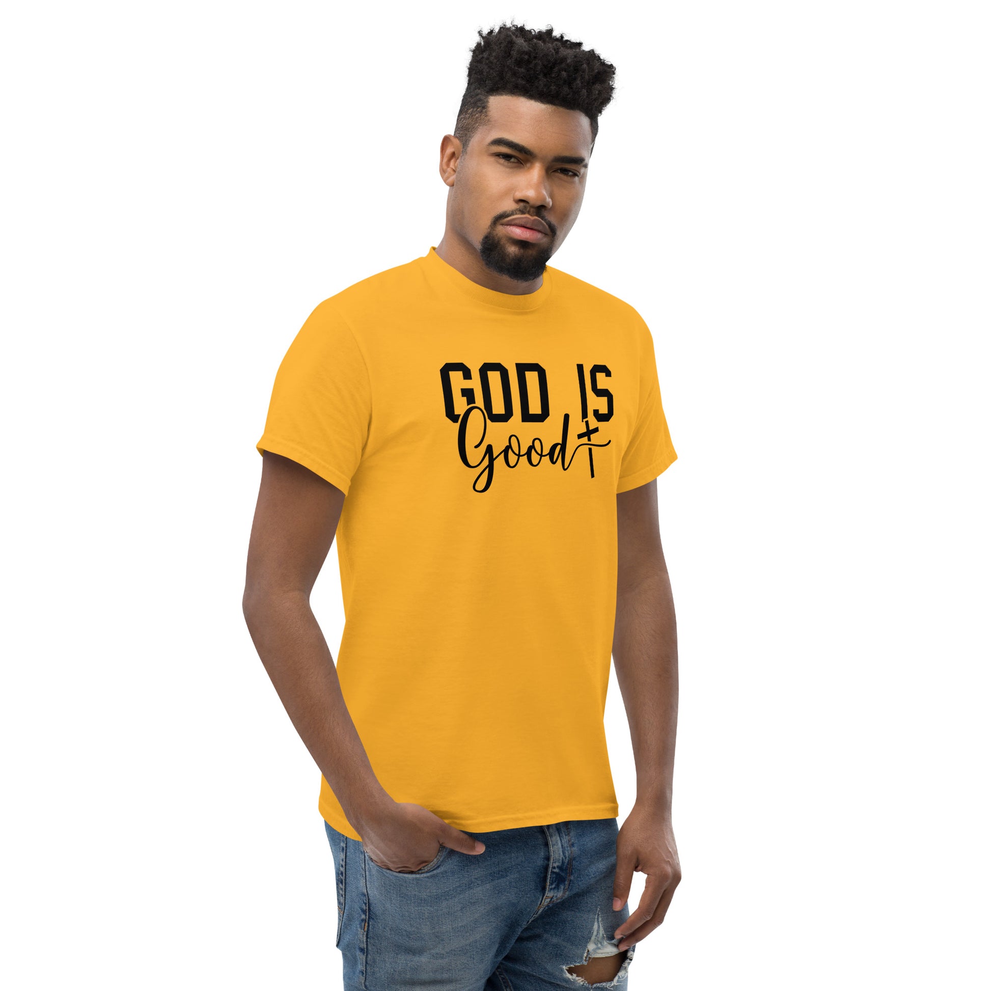 God is Good Graphic Tee Shirt - Color: Red