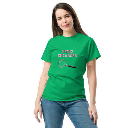 Penis Enlarger T-Shirt (Funny Adult Sexual Humor) Color: Black