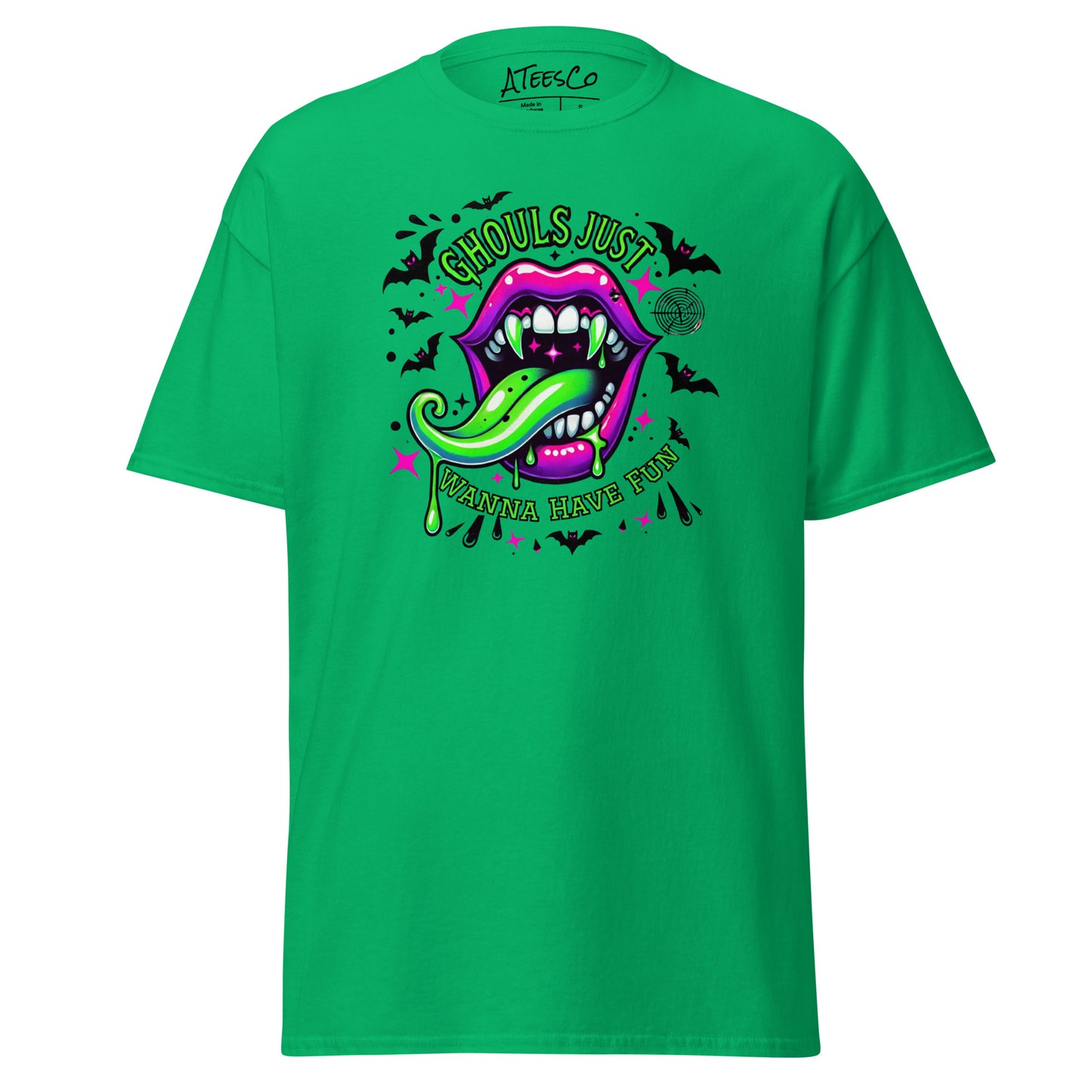 Ghouls Just Want to Have Fun T-Shirt Color: Irish Green