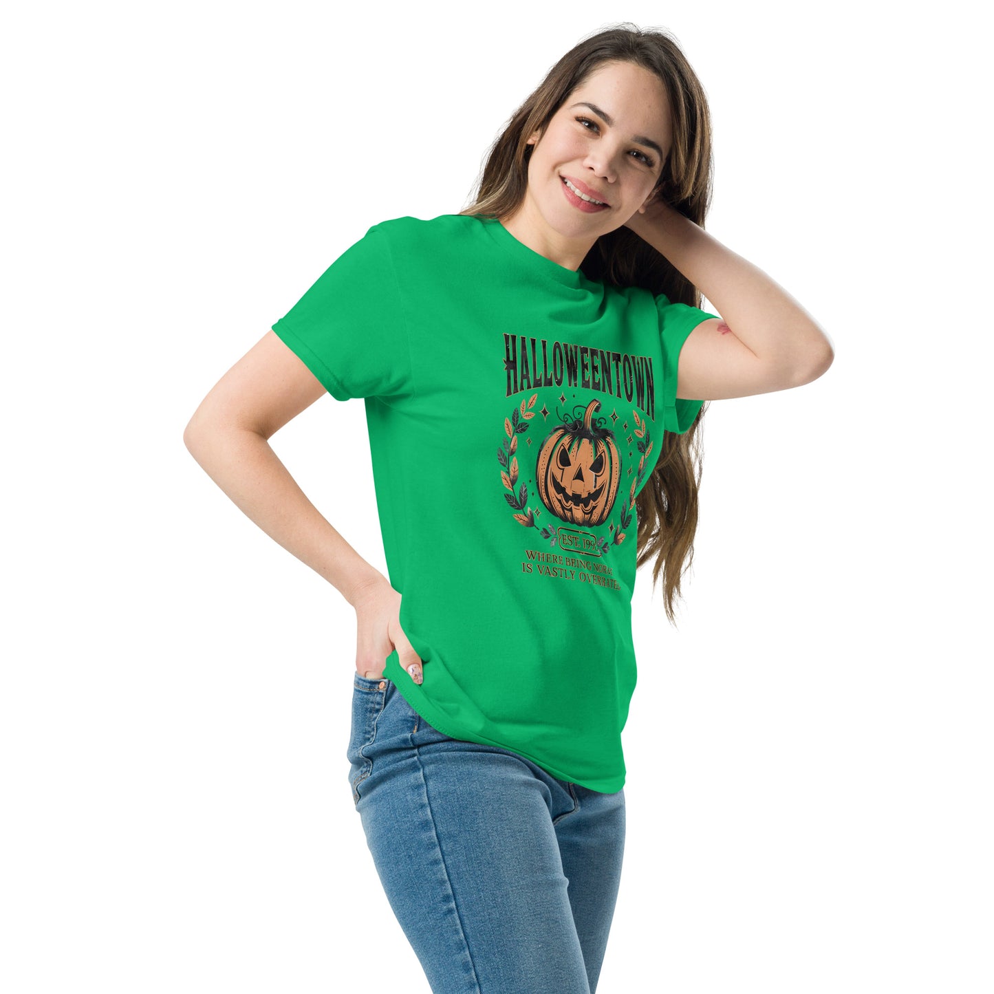 Halloweentown T-Shirt (Where Normal is Overrated) Color: Dark Heather