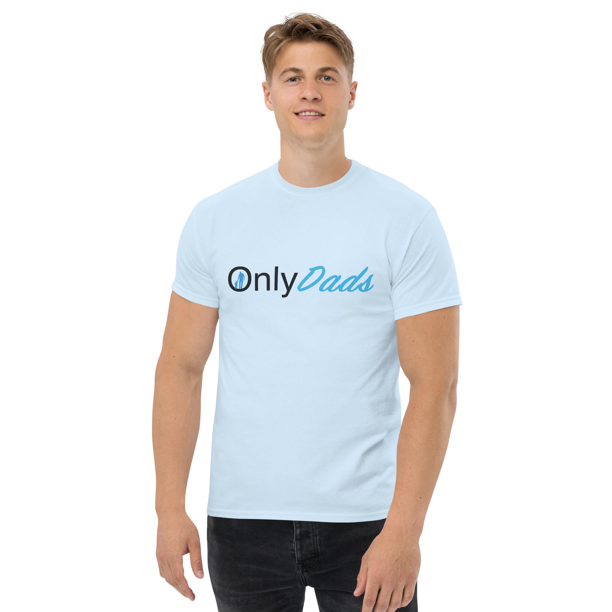 OnlyDads T-Shirt (Only Dads Graphic Tee for Fathers) Color: Cardinal