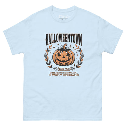 Halloweentown T-Shirt (Where Normal is Overrated) Color: Light Blue