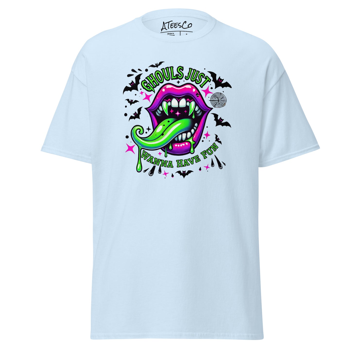 Ghouls Just Want to Have Fun T-Shirt Color: Light Blue