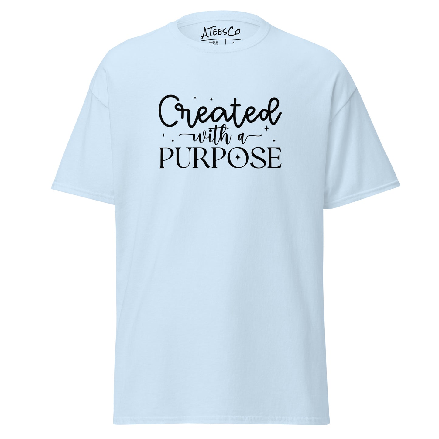 Created with a Purpose Tee Shirt - Color: Light Blue