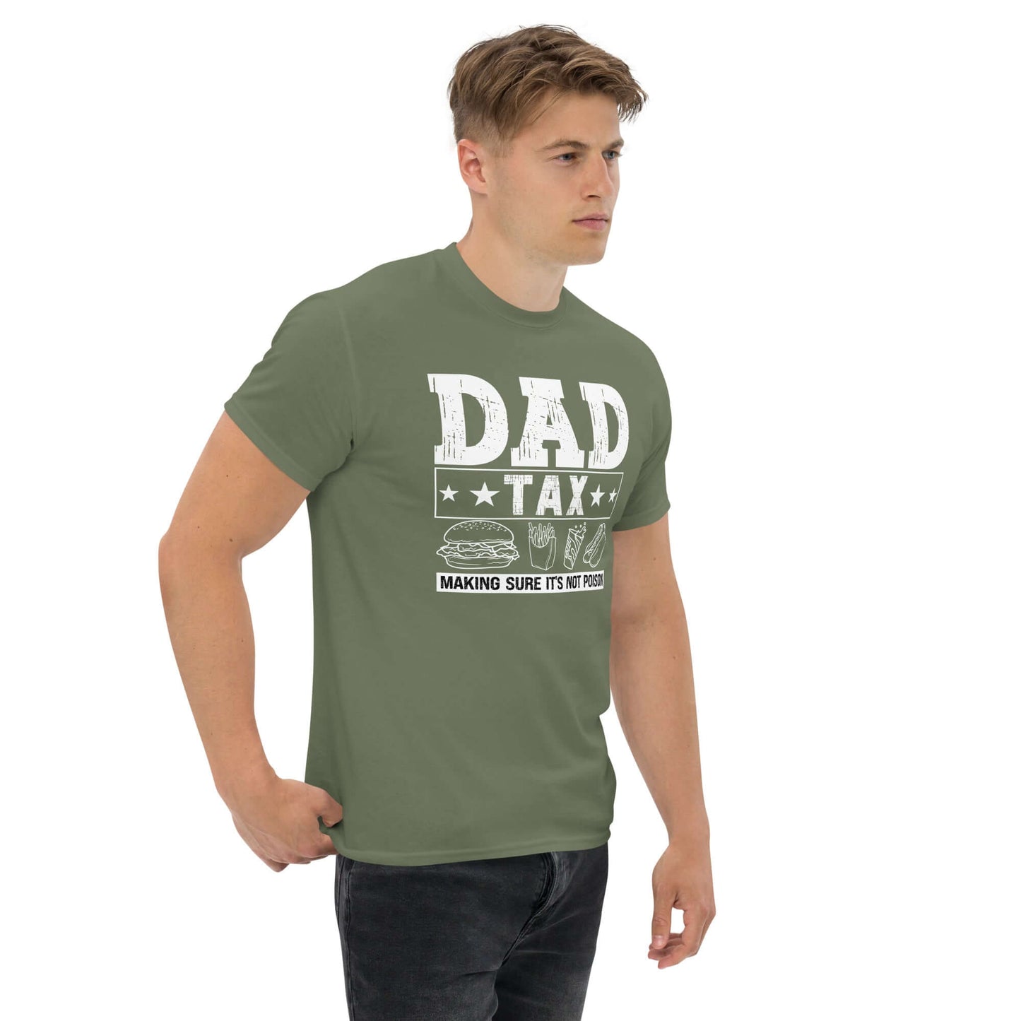 Dad Tax - Making Sure it's Not Poison T-Shirt - Color: Maroon