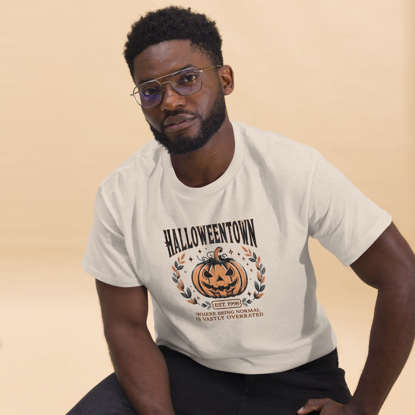 Halloweentown T-Shirt (Where Normal is Overrated) Color: Dark Heather