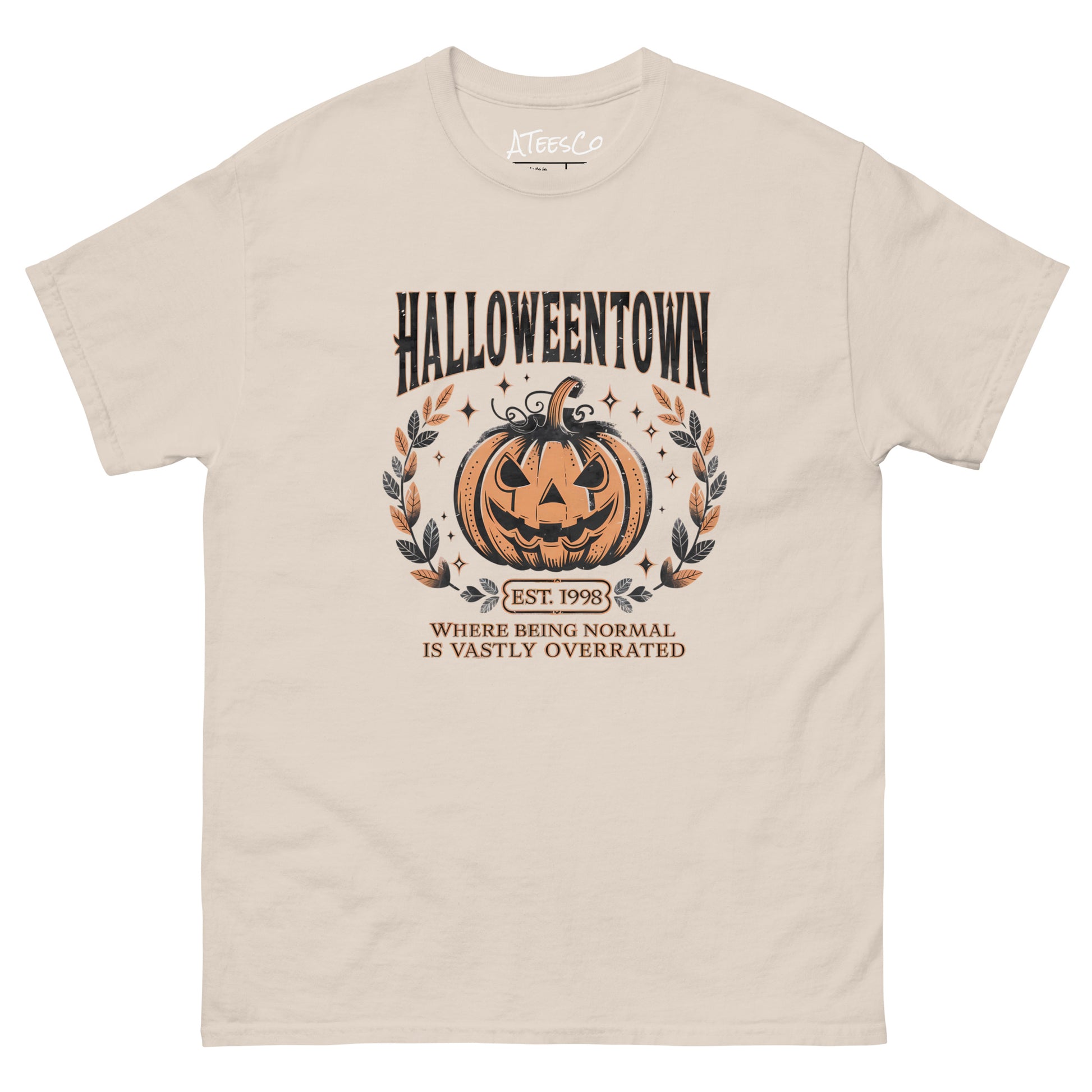 Halloweentown T-Shirt (Where Normal is Overrated) Color: Natural