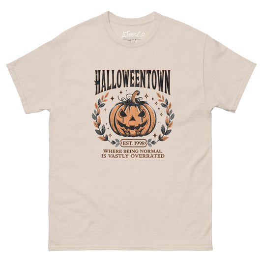 Halloweentown T-Shirt (Where Normal is Overrated) Color: Natural