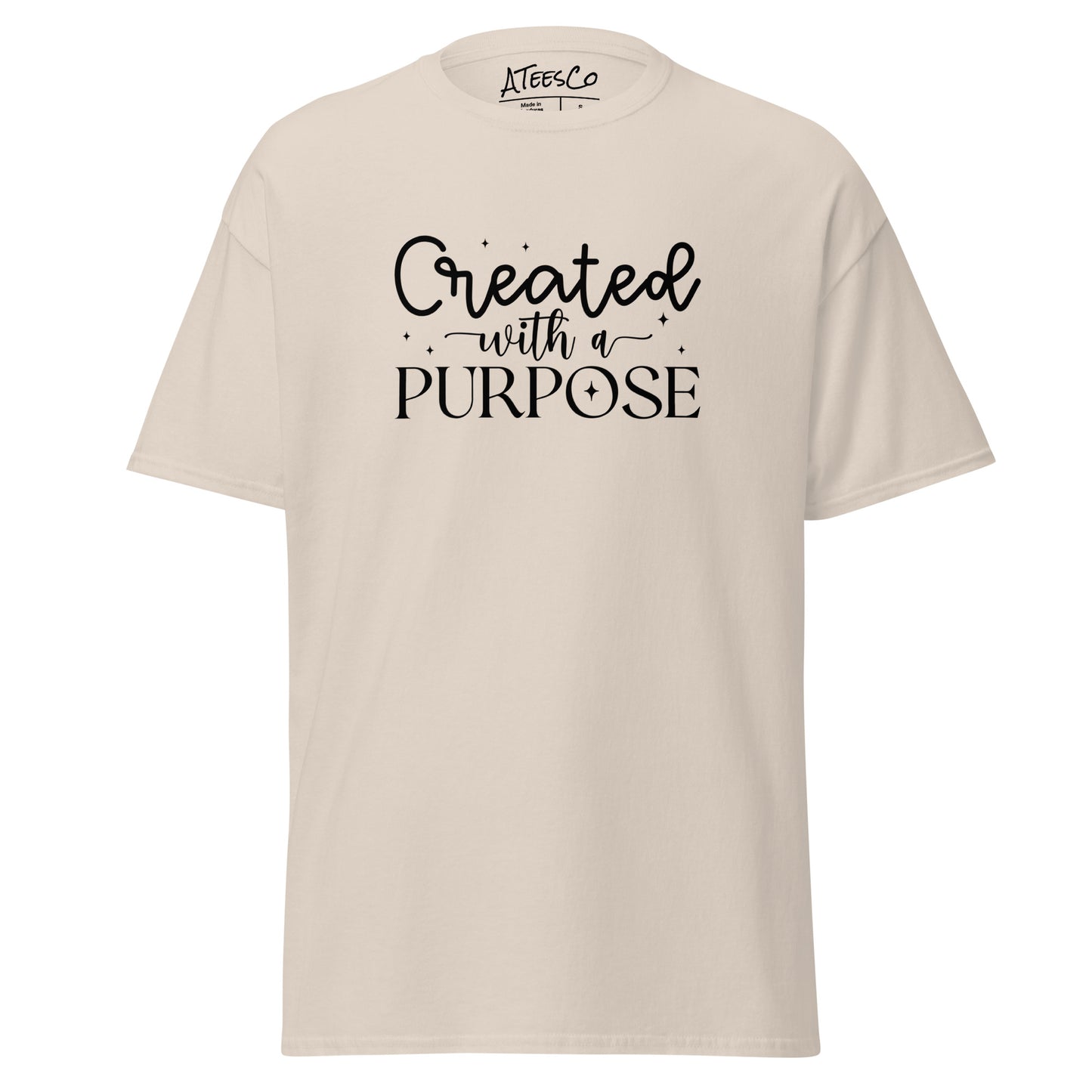 Created with a Purpose Tee Shirt - Color: Natural