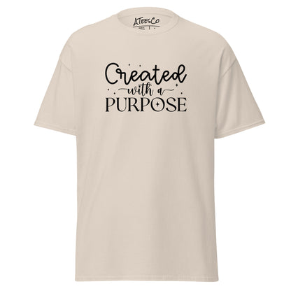 Created with a Purpose Tee Shirt - Color: Natural