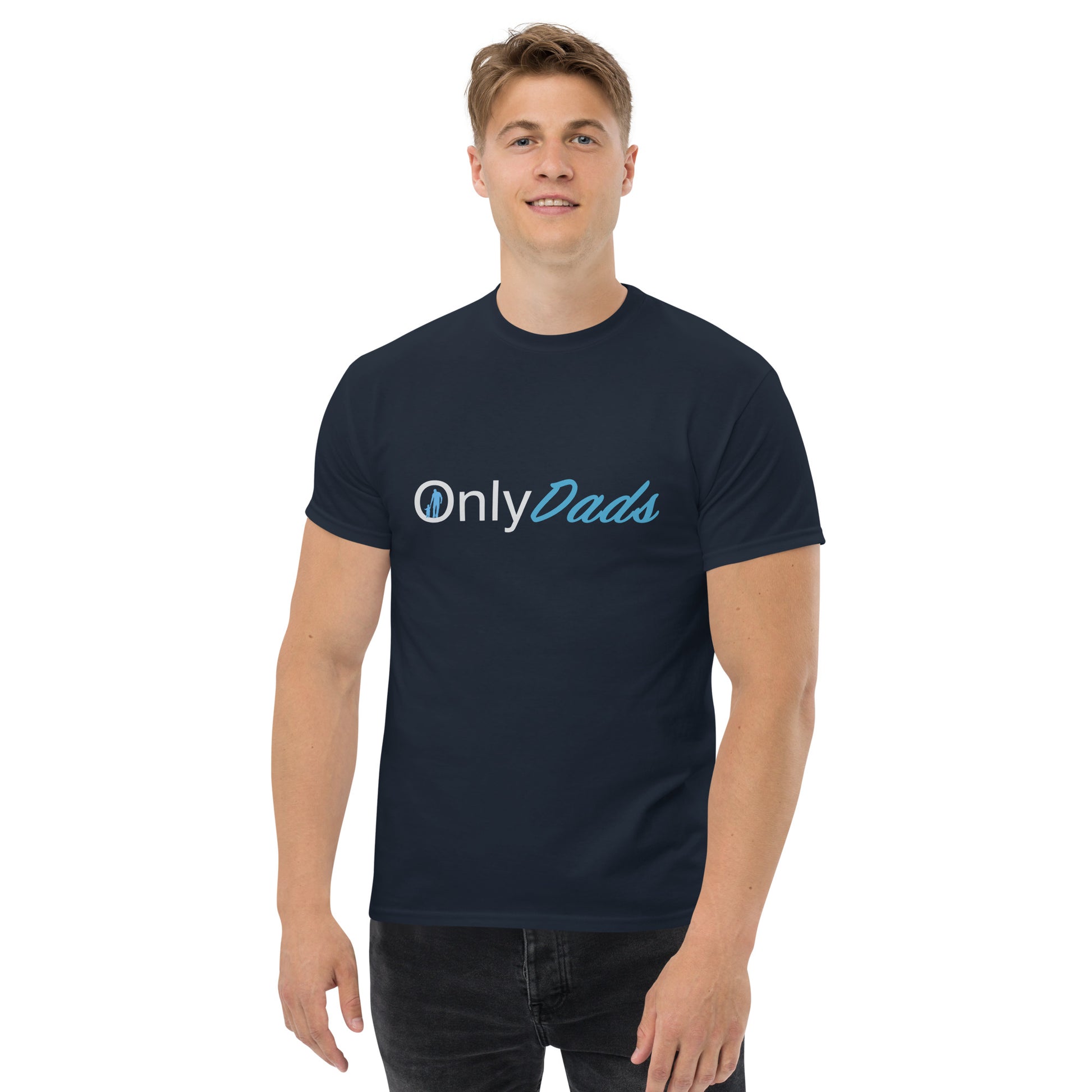 OnlyDads T-Shirt (Only Dads Graphic Tee for Fathers) Color: Maroon