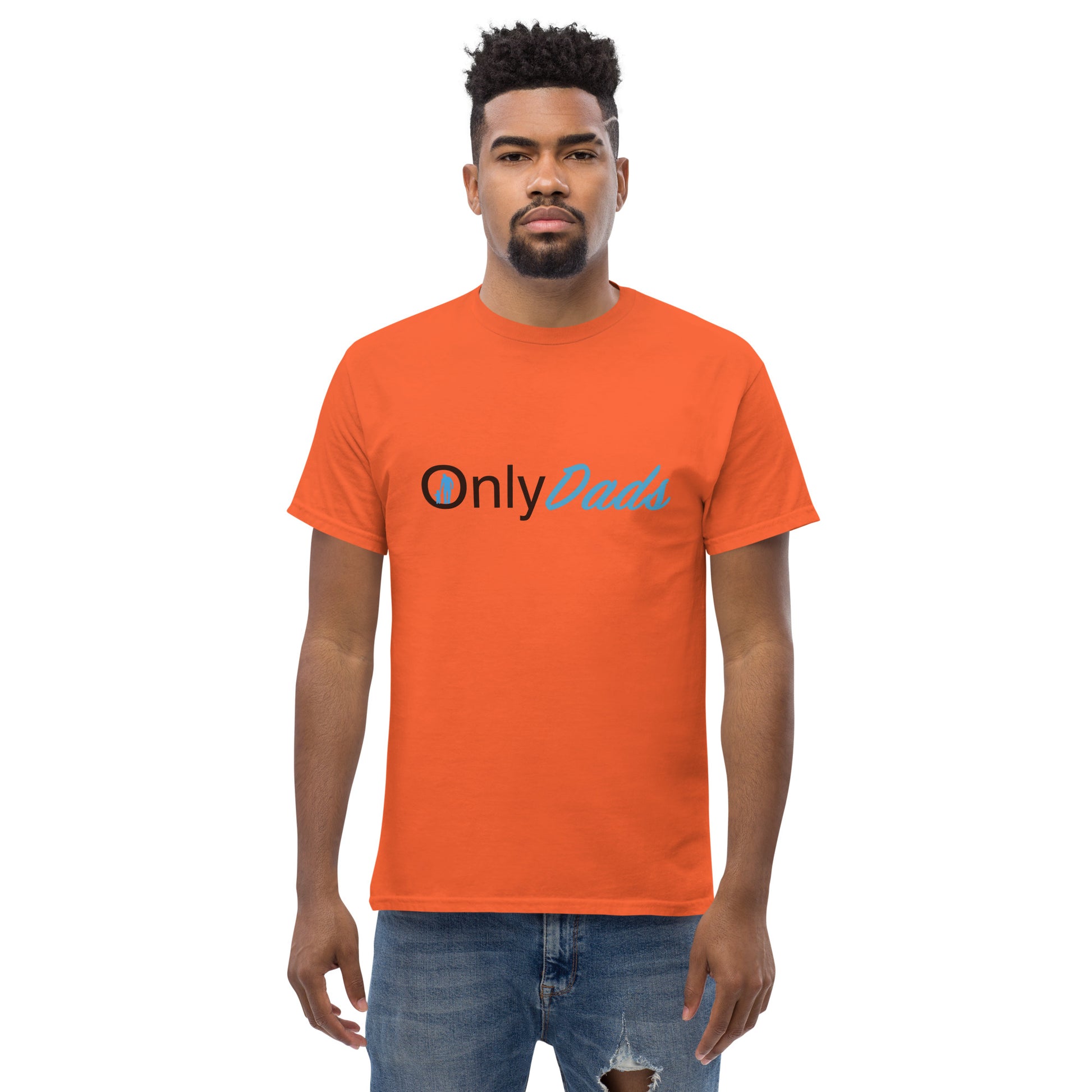 OnlyDads T-Shirt (Only Dads Graphic Tee for Fathers) Color: Cardinal