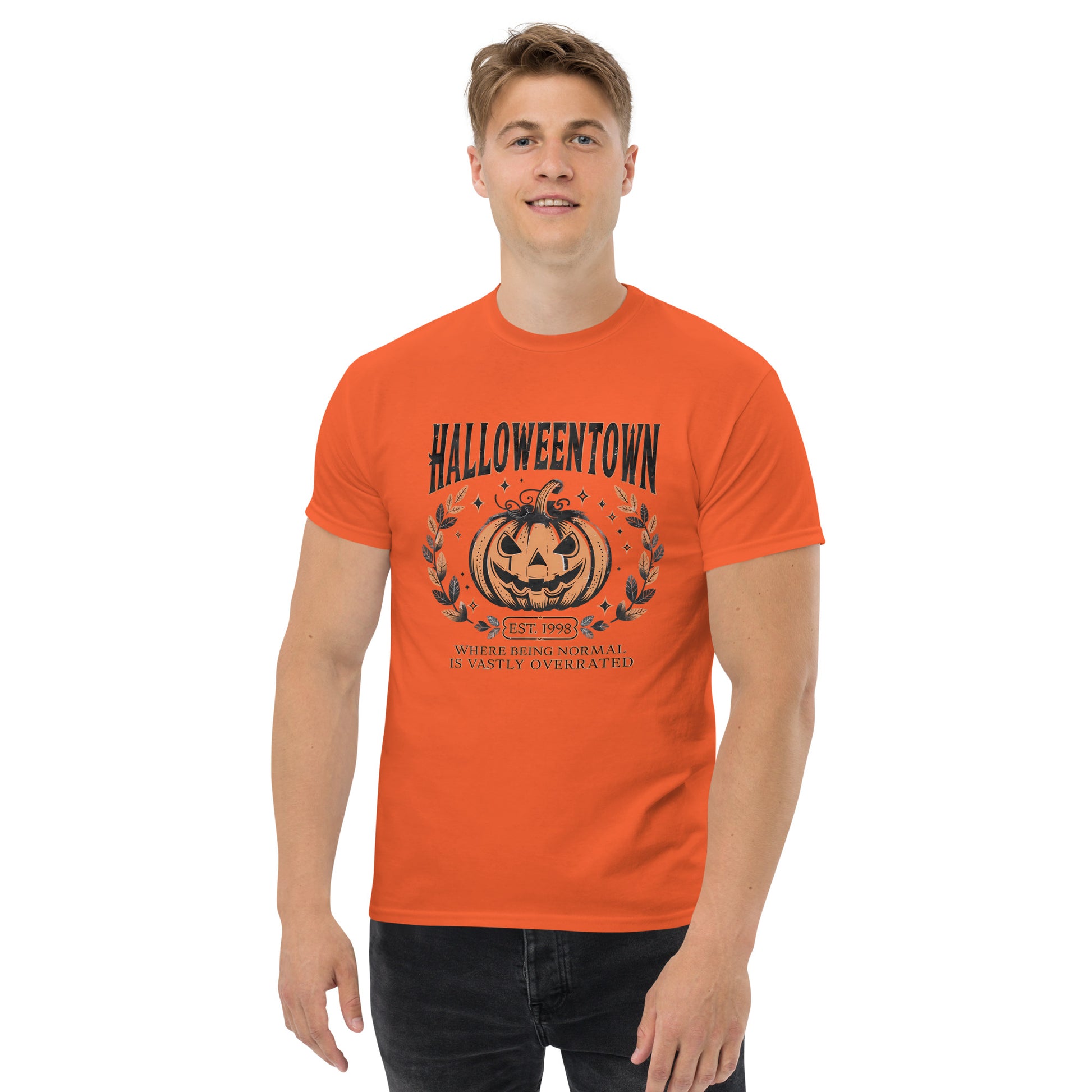 Halloweentown T-Shirt (Where Normal is Overrated) Color: Dark Heather