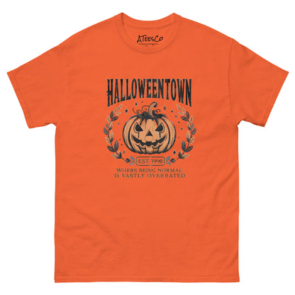 Halloweentown T-Shirt (Where Normal is Overrated) Color: Orange