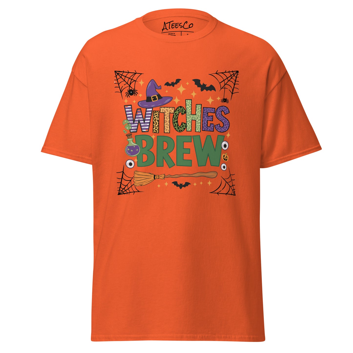 Witches Brew T-Shirt (Halloween Witch) - Color: Orange