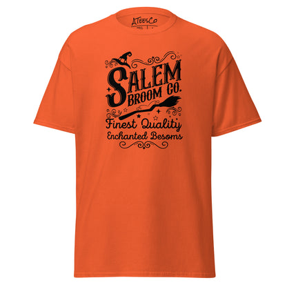 Salem Broom Co Finest Quality Enchanted Besoms (Halloween) T-Shirt Color: Orange