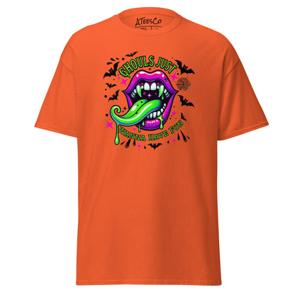 Ghouls Just Want to Have Fun T-Shirt Color: Orange