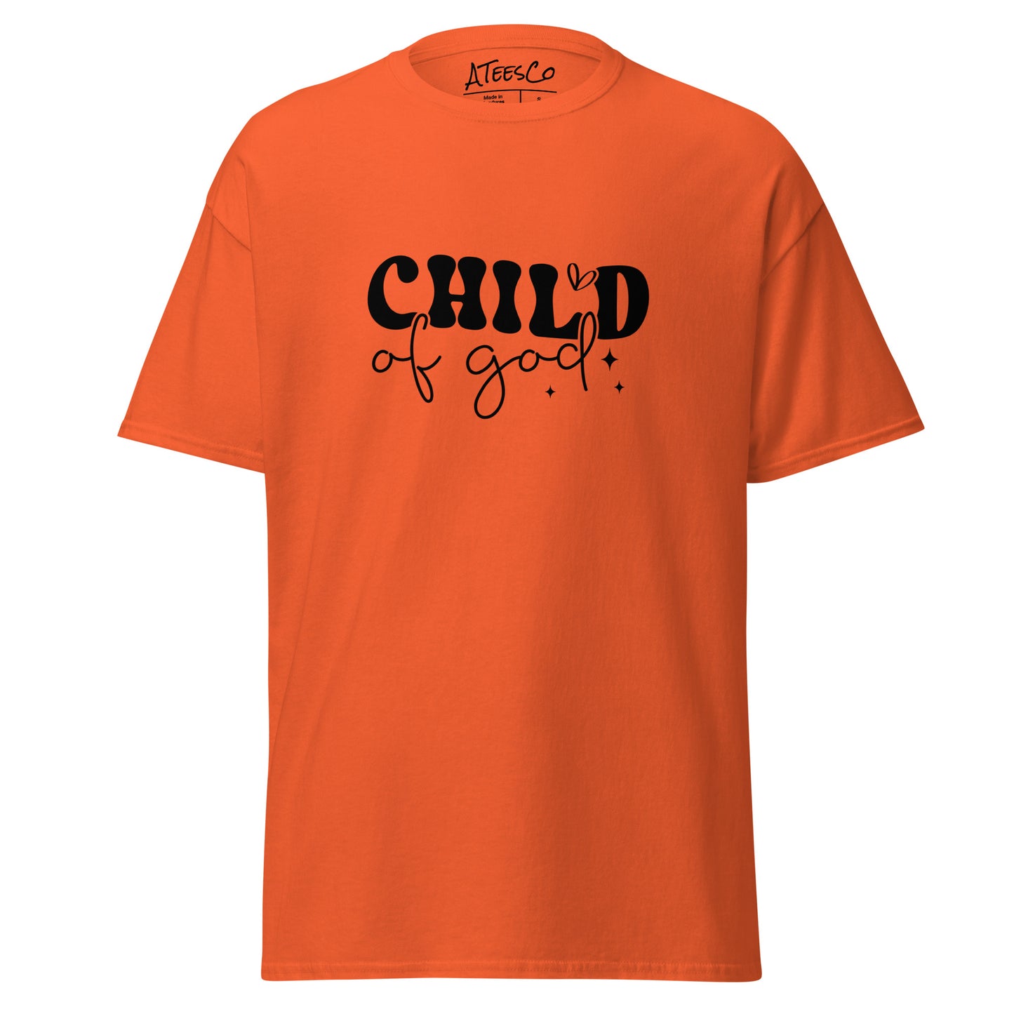 Child of God T-Shirt - Color: Orange