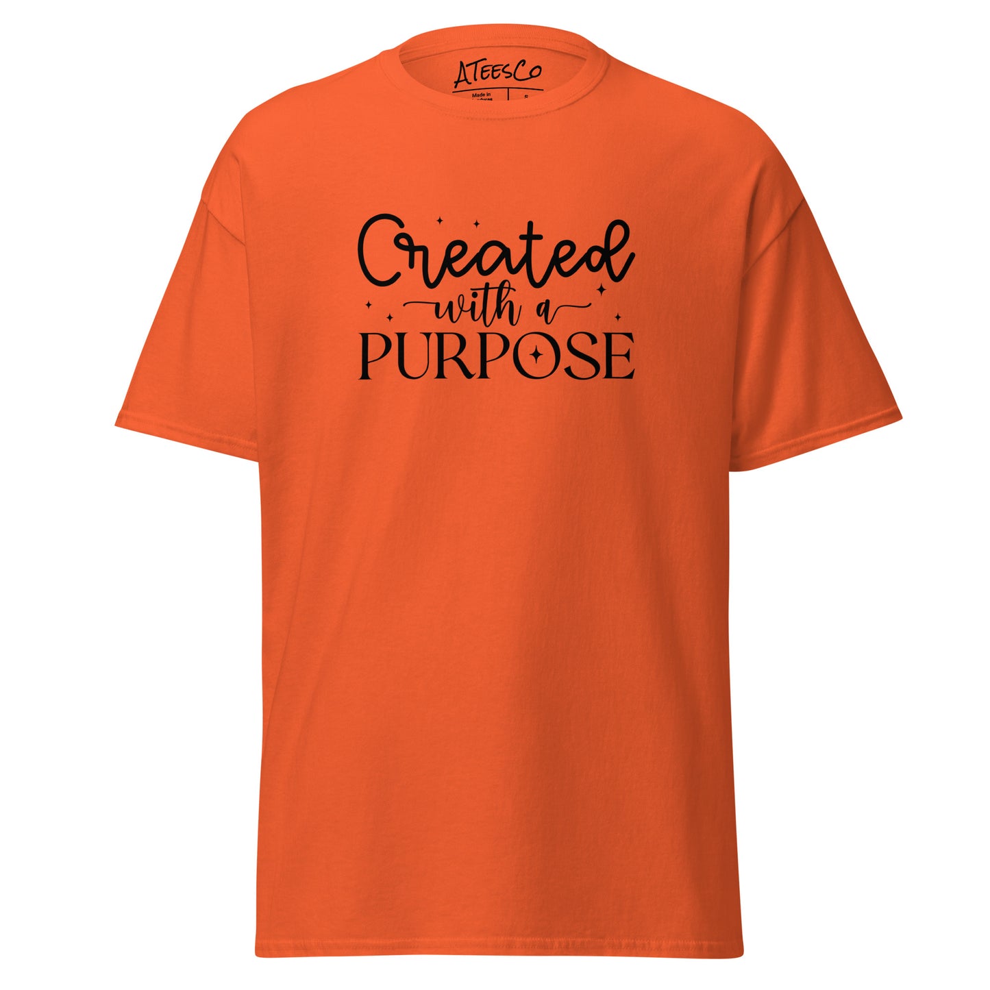 Created with a Purpose Tee Shirt - Color: Orange