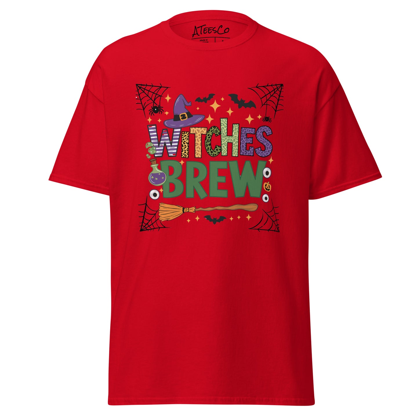 Witches Brew T-Shirt (Halloween Witch) - Color: Red