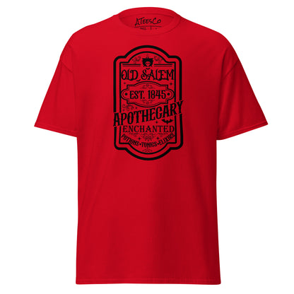 Old Salem Enchanted Apothecary (Halloween) T-Shirt Color: Red