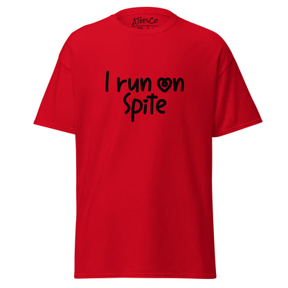 I Run On Spite T-Shirt - Color: Red