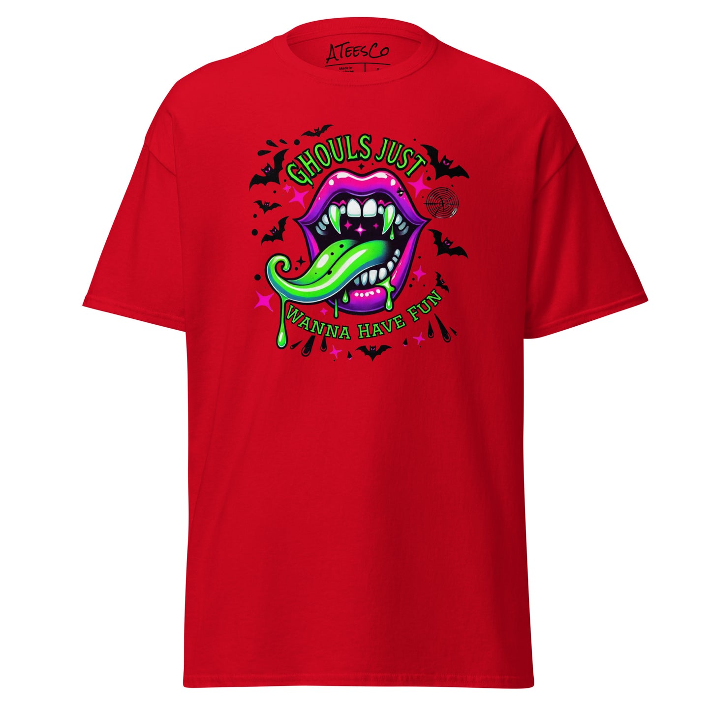 Ghouls Just Want to Have Fun T-Shirt Color: Red