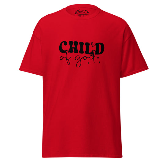 Child of God T-Shirt - Color: Red