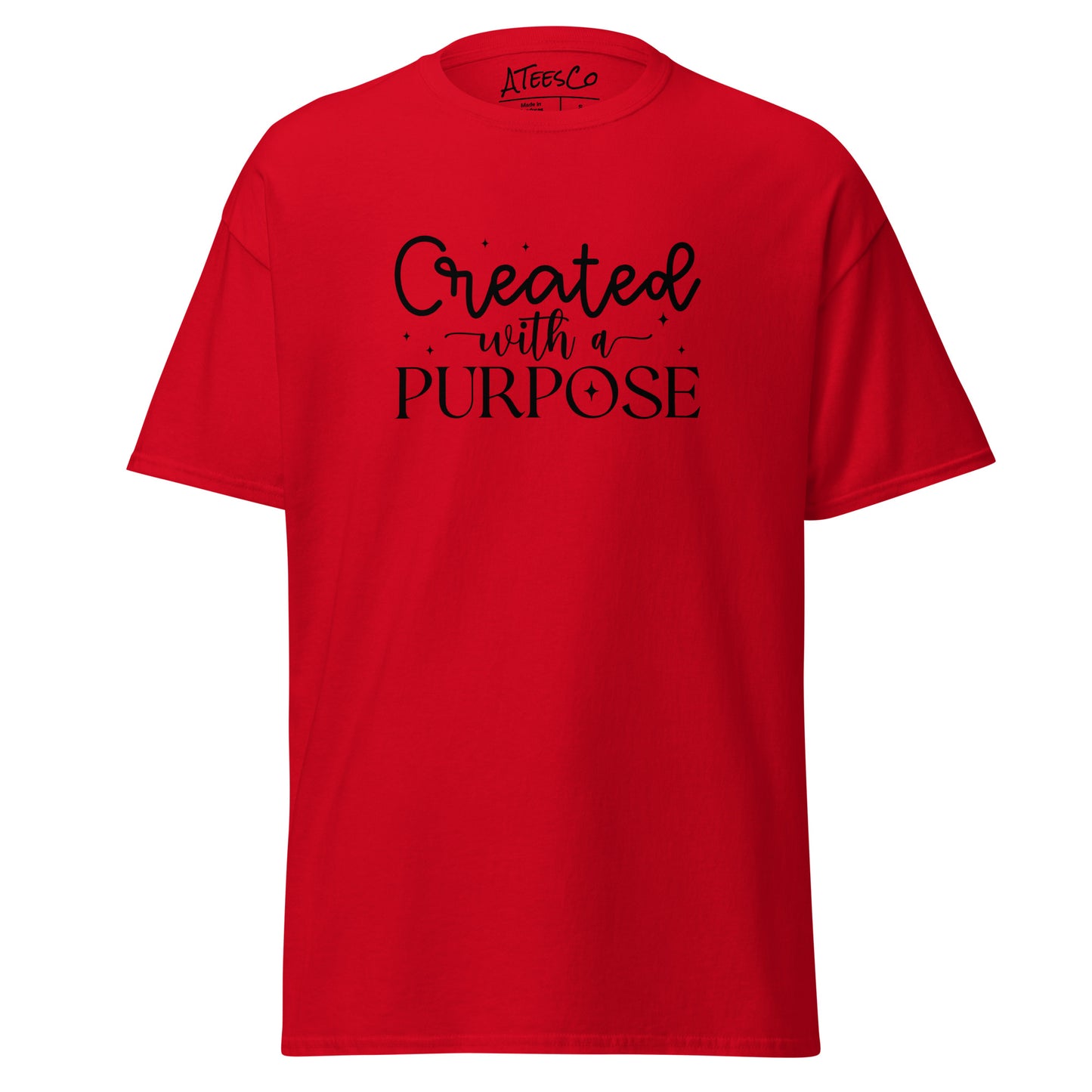 Created with a Purpose Tee Shirt - Color: Red