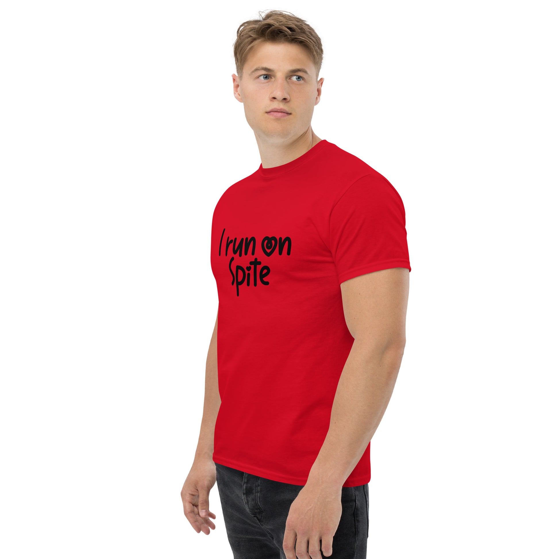 I Run On Spite T-Shirt - Color: Red