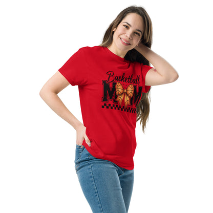 Basketball Mom T-Shirt - Color: Red