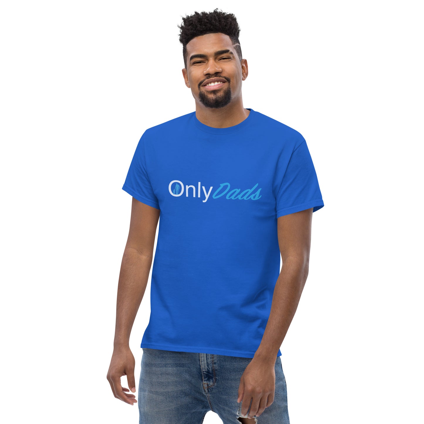 OnlyDads T-Shirt (Only Dads Graphic Tee for Fathers) Color: Maroon