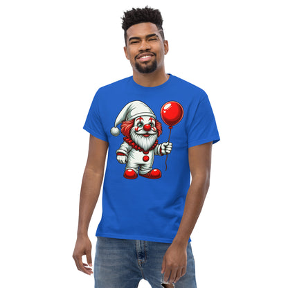 Scary Gnome with Red Balloon T-Shirt Color: Black