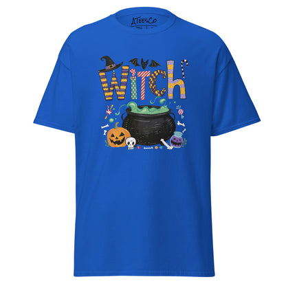 Witch (Halloween Witch) T-Shirt - Color: Royal