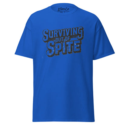 Surviving Out Of Spite T-Shirt Color: Royal