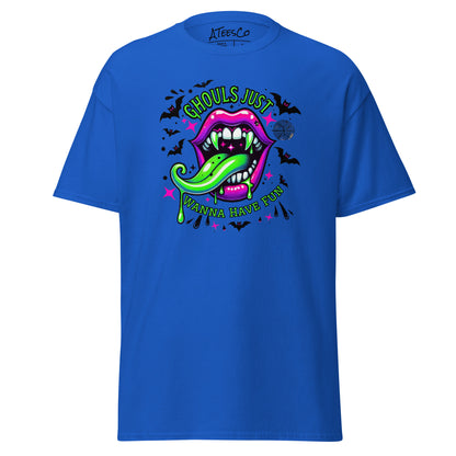 Ghouls Just Want to Have Fun T-Shirt Color: Royal