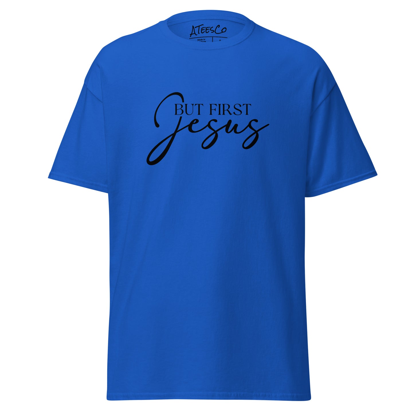 But First Jesus T-Shirt - Color: Royal