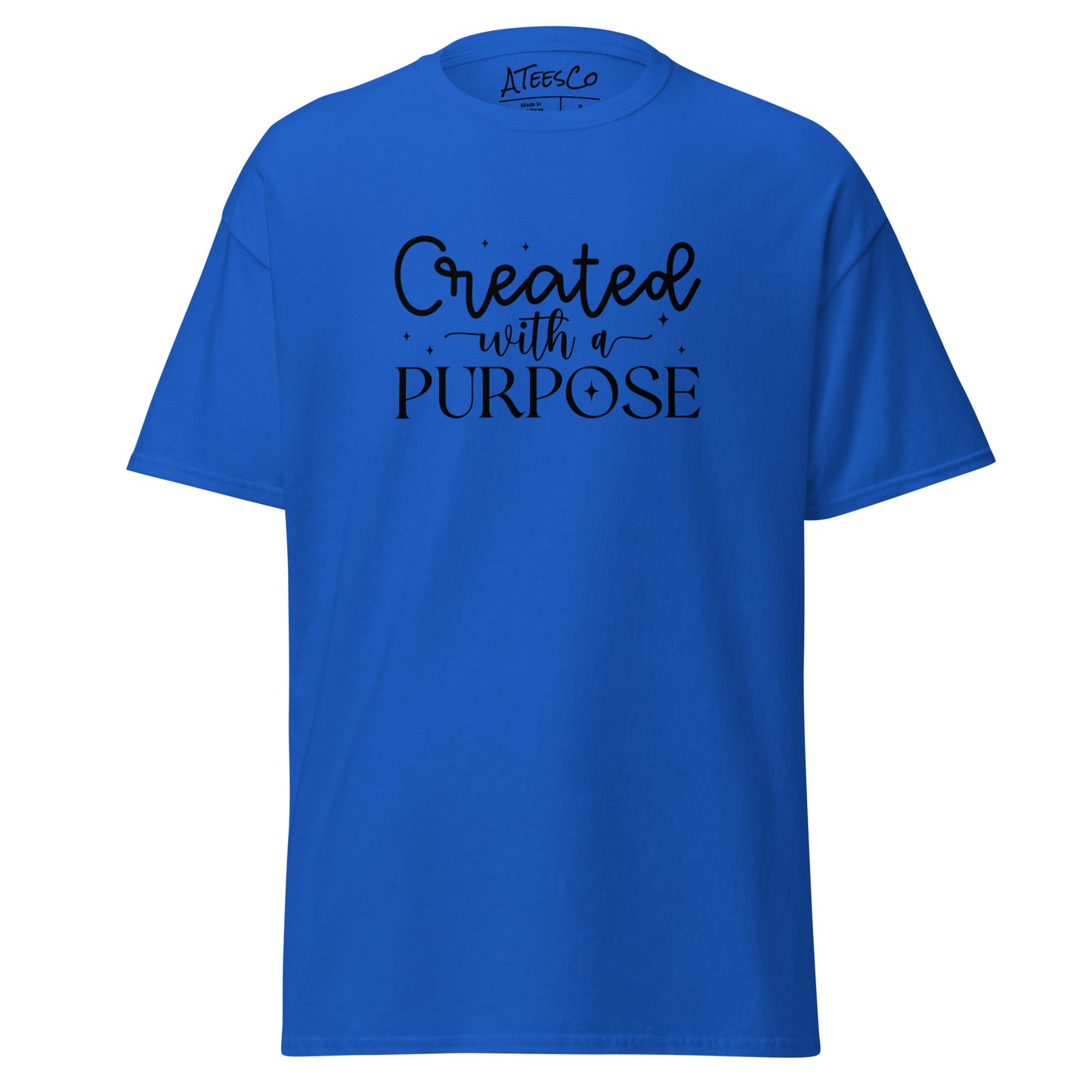 Created with a Purpose Tee Shirt - Color: Royal