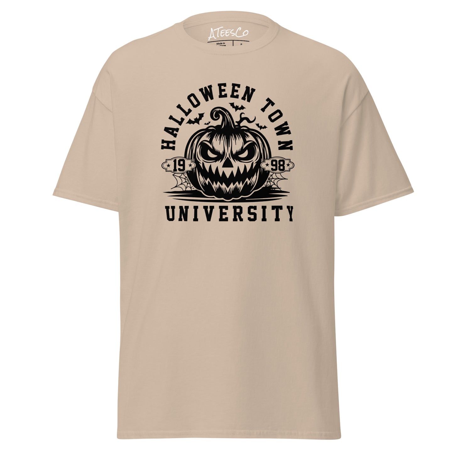 Halloween Town University (Halloween) T-Shirt Color: Sand