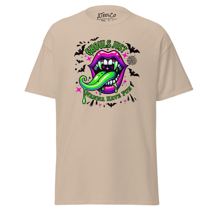 Ghouls Just Want to Have Fun T-Shirt Color: Sand