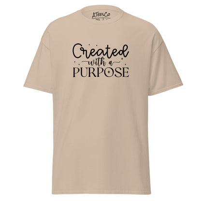 Created with a Purpose Tee Shirt - Color: Sand