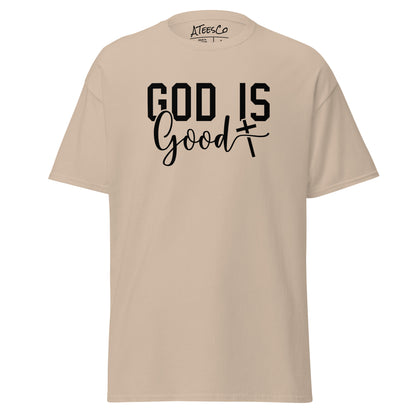 God is Good Graphic Tee Shirt - Color: Sand