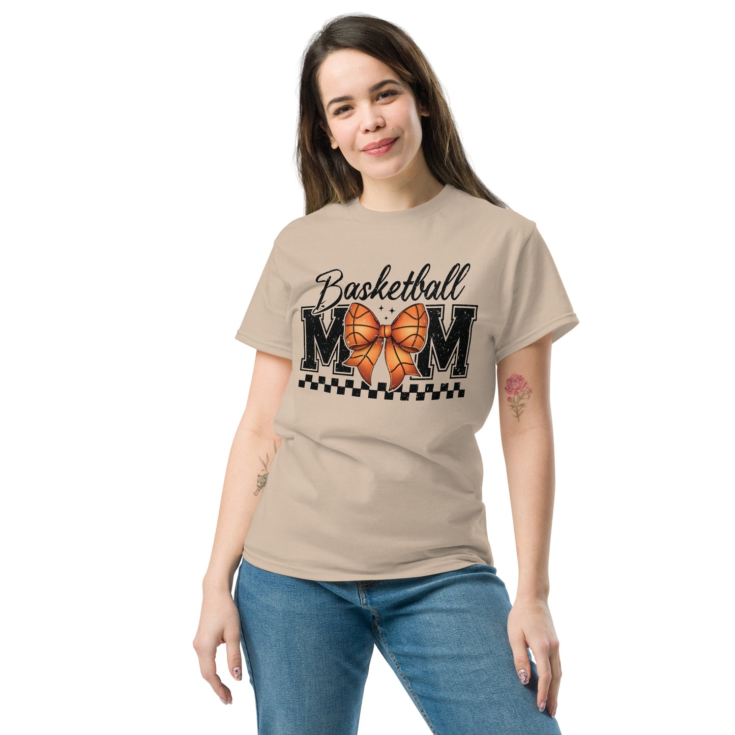 Basketball Mom T-Shirt - Color: Sand