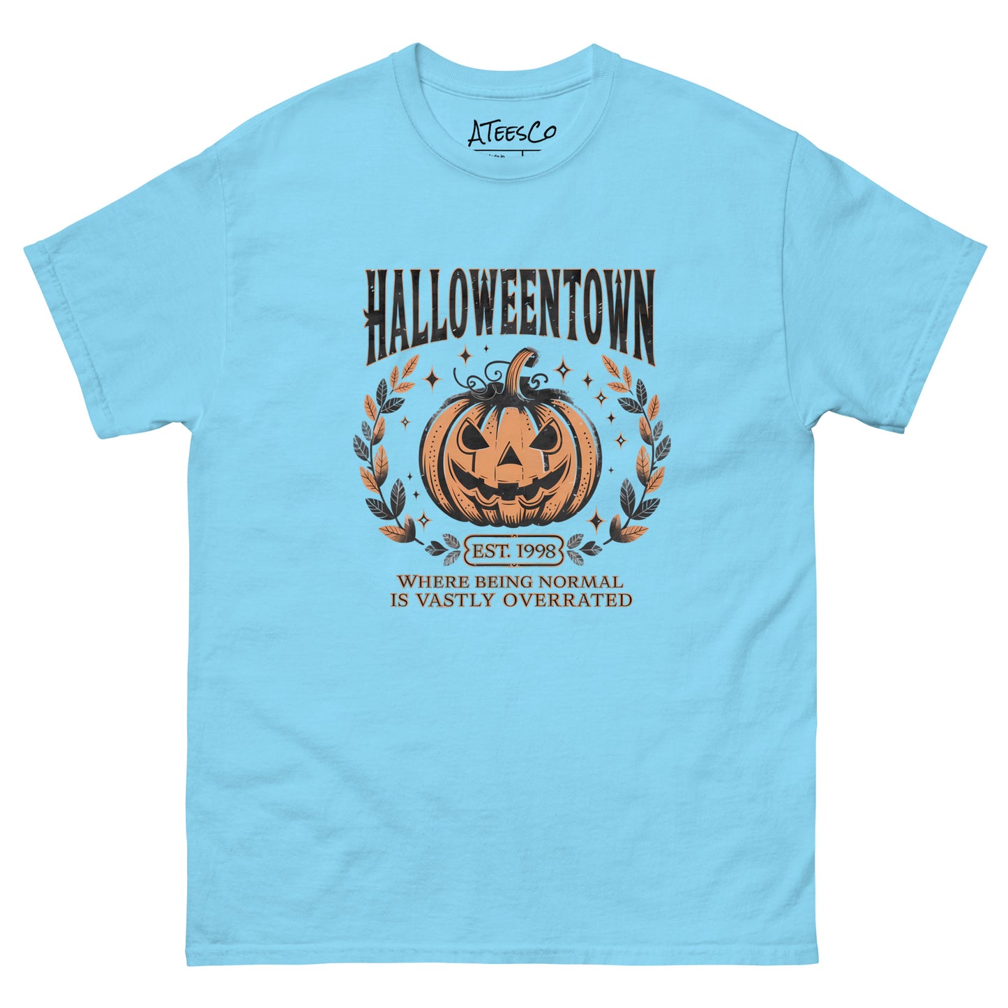 Halloweentown T-Shirt (Where Normal is Overrated) Color: Sky