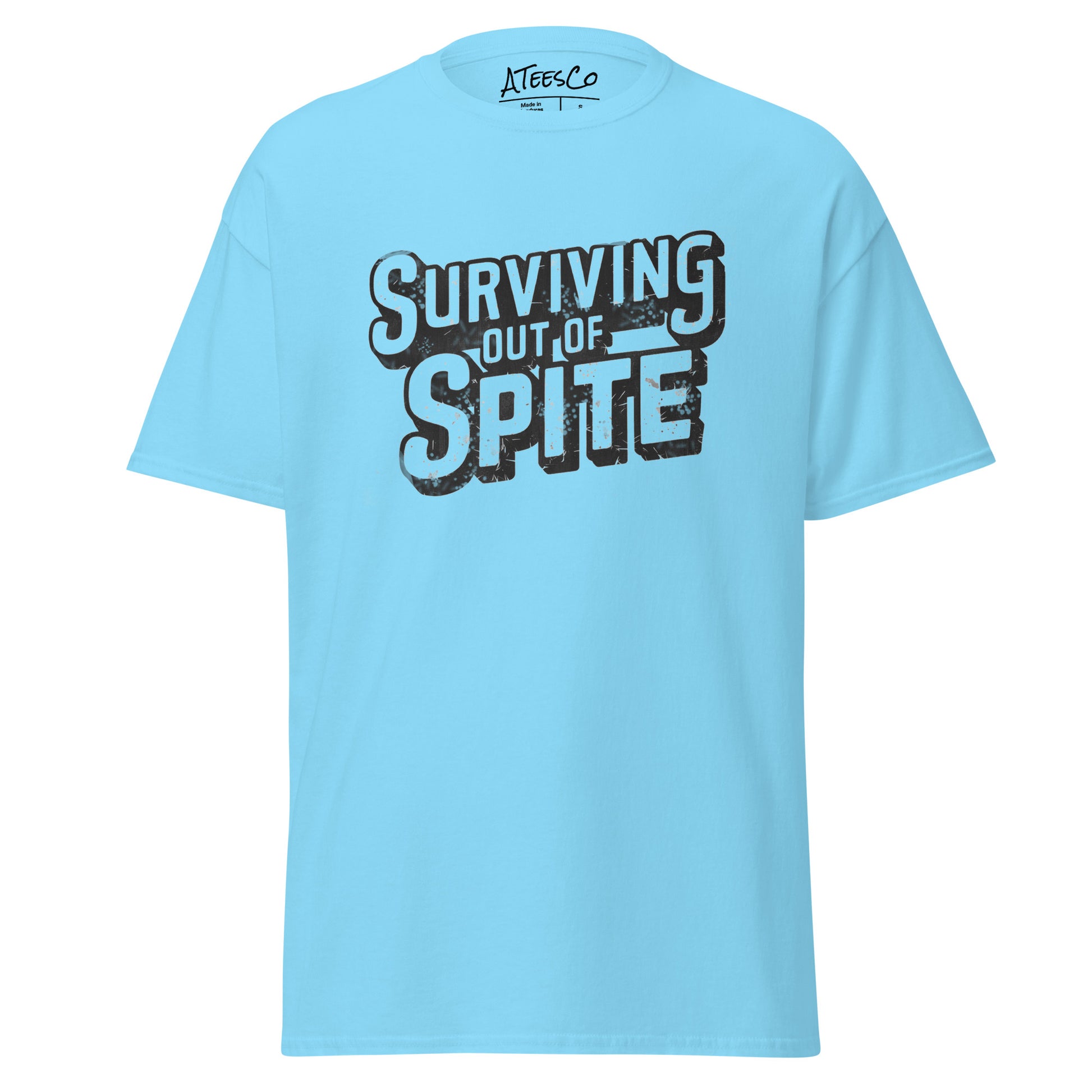 Surviving Out Of Spite T-Shirt Color: Sky