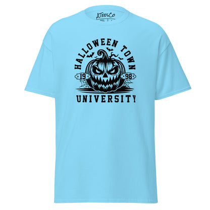 Halloween Town University (Halloween) T-Shirt Color: Sky